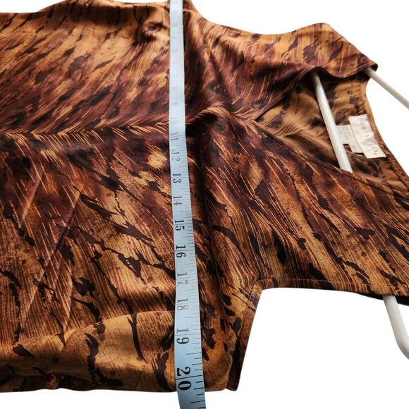 Doncaster Silk Top Size 12 Animal Print Lightweight Tank Top - Picture 5 of 7